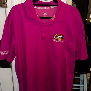 Raising Cane’s XL Polo Shirt - Pink